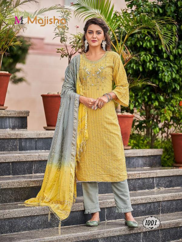 Majisha Nx Alexa Fancy Wear Viscose Readymade Collection